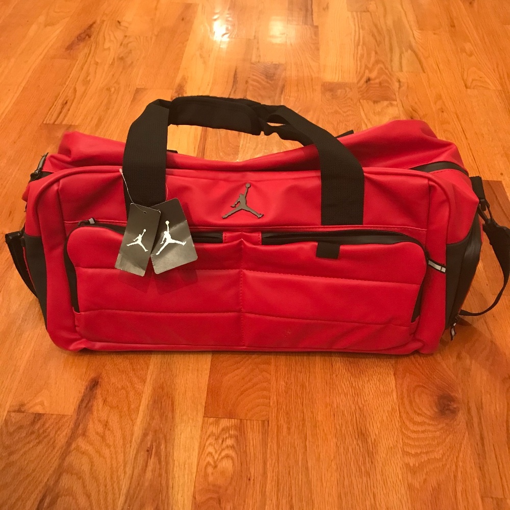 Jordan All World Duffel Bag (Gym Red)
